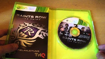 Saints Row The Third Unboxing