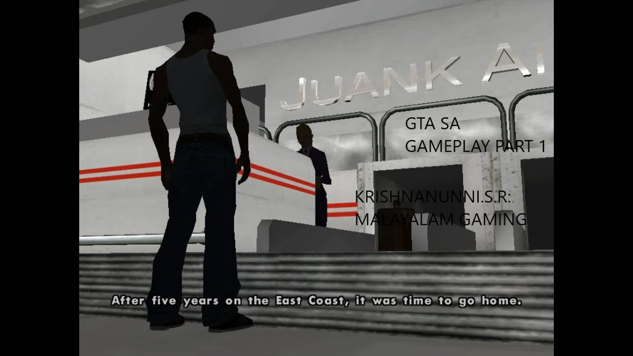 Grand Theft Auto - San Andreas Gameplay Walkthrough PART - 1 MISSION ...