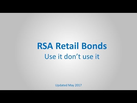 RSA Retail Bonds updated figures May17