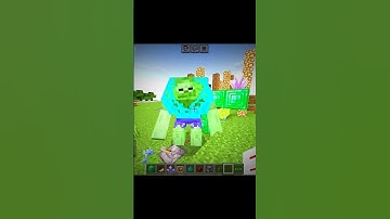 Minecraft spawning mutant titan zombie #minecraft #memes #gaming #shorts #short