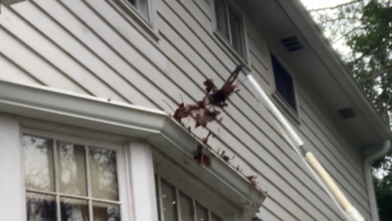 Gutter Sense cleaning tool leaf grabber is incredible !