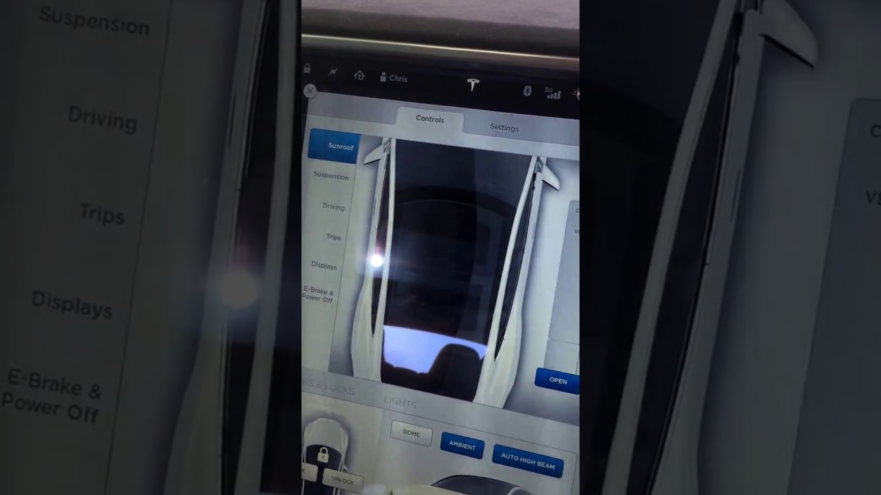 Tesla Model S Sunroof pan roof Fail YouTube