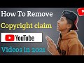 Copyright claim kaise hateye  how to remove copyright claim on youtube