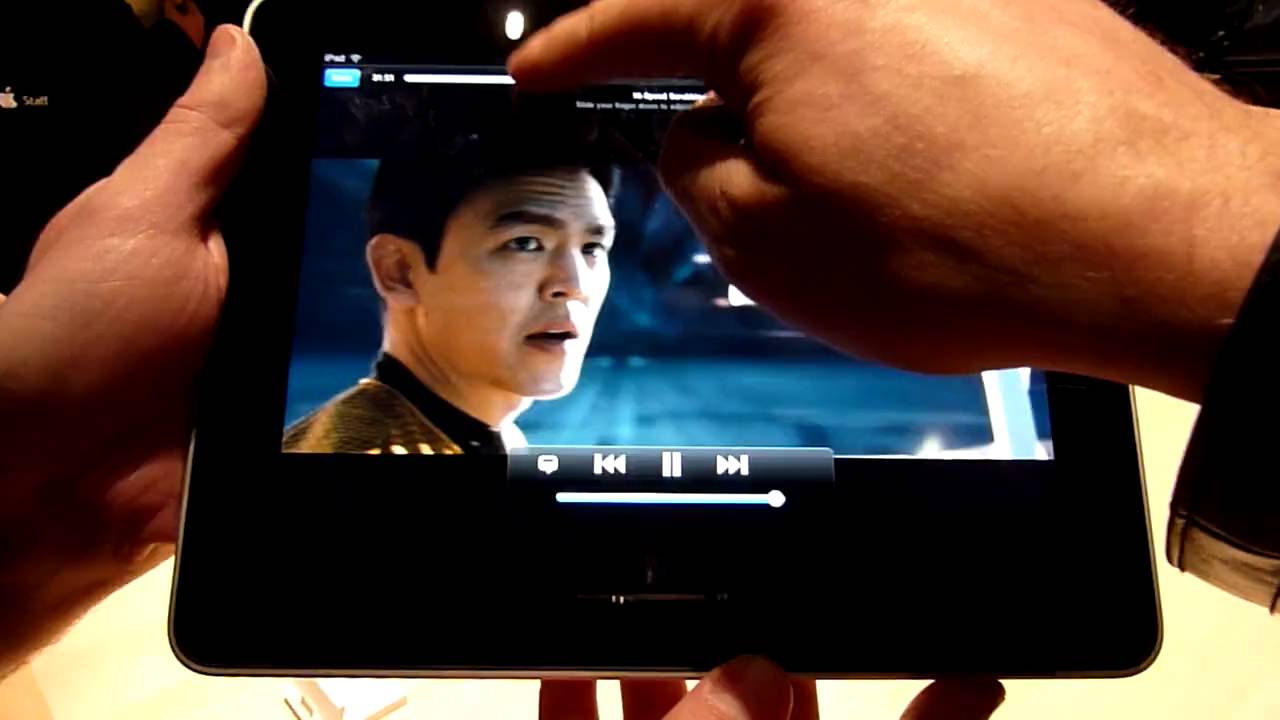 Movie playback on the Apple iPad - YouTube