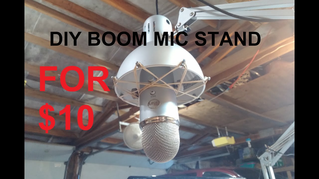 $10 DIY Boom mic stand. - YouTube