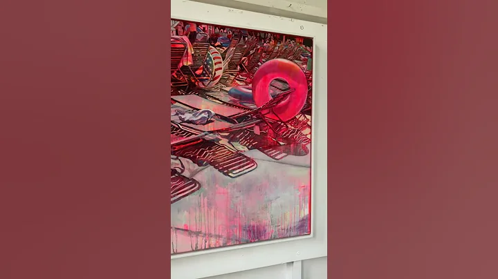 Escape into Colour exhibition: 'Hot Sand' by Lucin...
