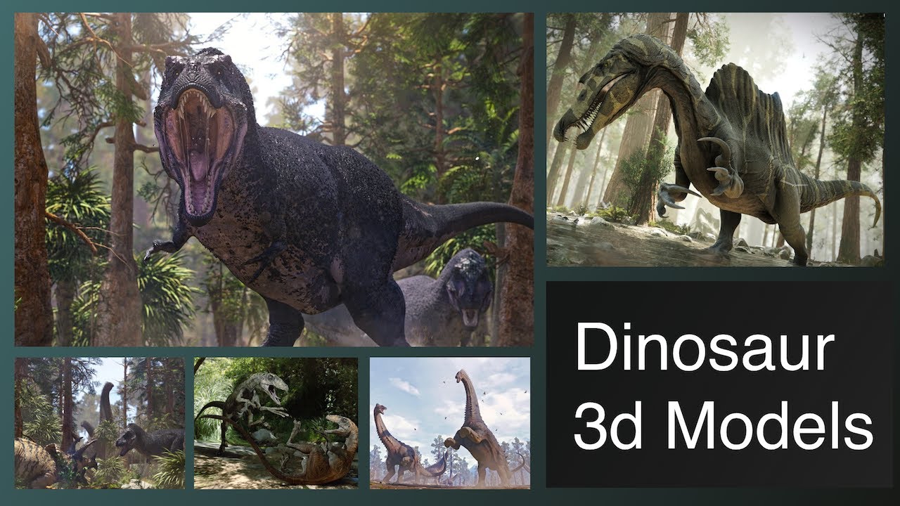 Dinosaur 3d Models: 3d [2022] - RenderGuide.com