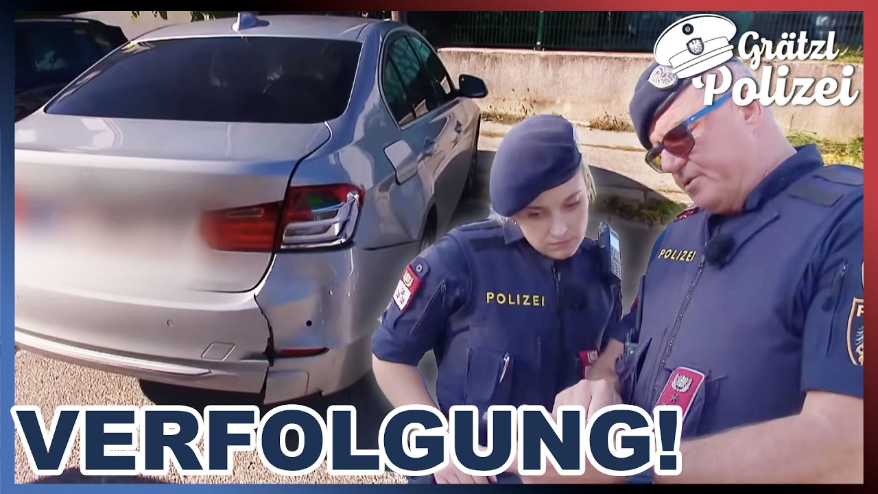 Rasante Verfolgungsjagd! Gestohlener BMW rast durch Wien & begeht Fahrerflucht! |Grätzlpolizei| ATV