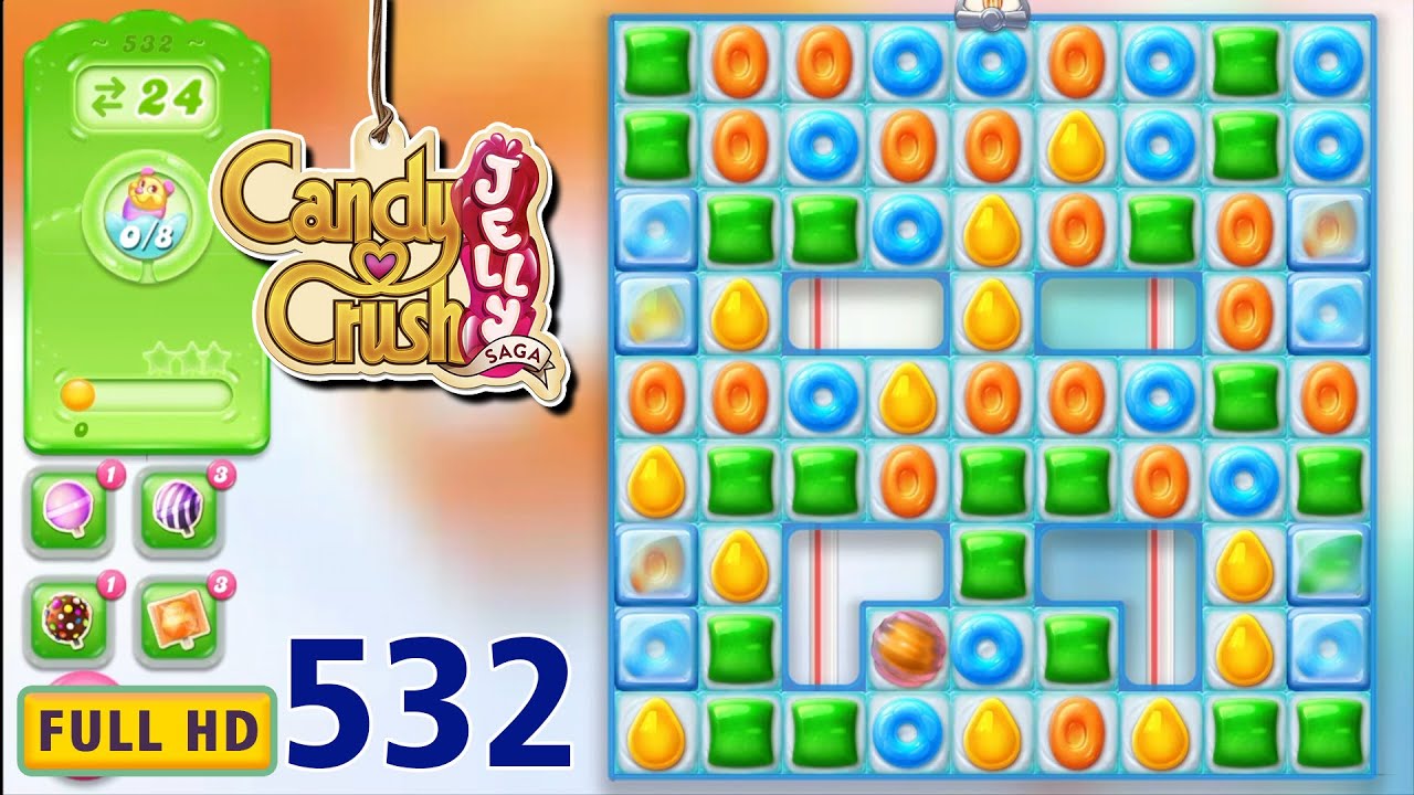 CANDY CRUSH JELLY Level 532 [NO BOOSTER] FULL HD GAME