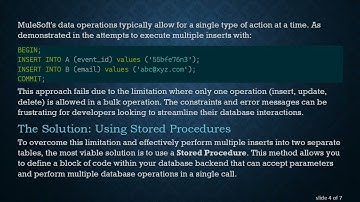 How to Effectively Insert Data into Two Tables with MuleSoft Using a Single DB Connector
