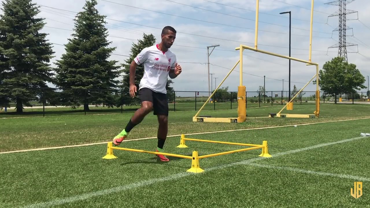 High Intensity Soccer Drills Training Session With a Subscriber