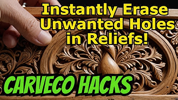 Carveco Hacks: Instantly Erase Unwanted Holes in  CNC Reliefs!
