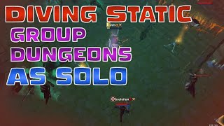Albion online solo PVP | DIVING static dungeons