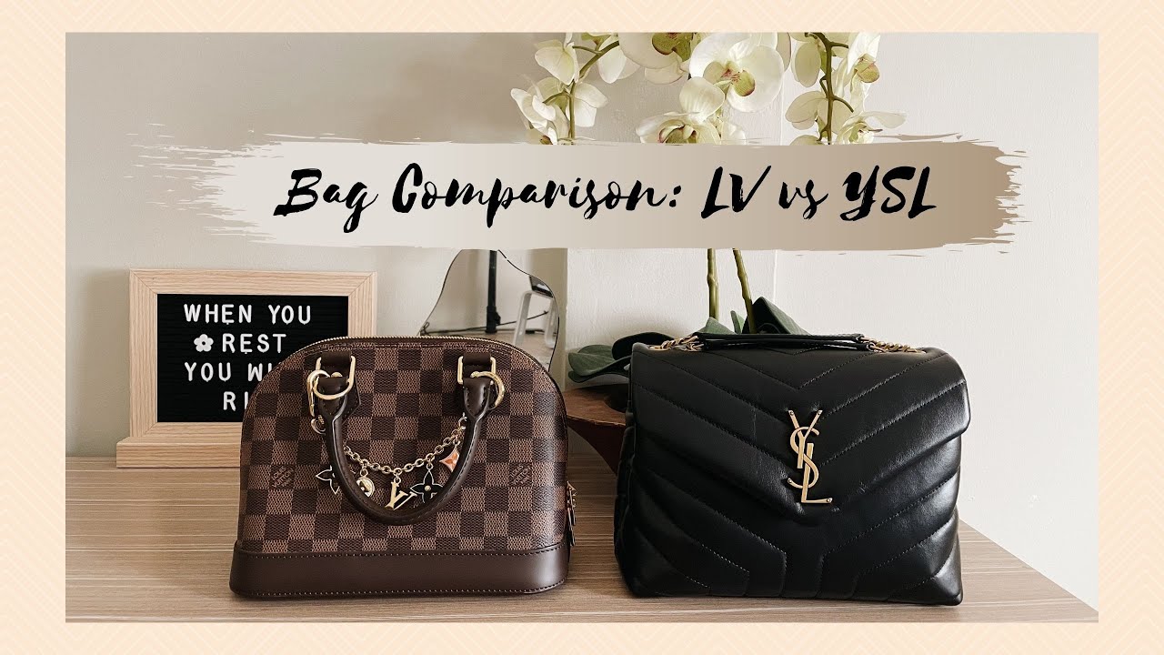 For SALE LV Alma BB vs Saint Laurent Nano SDJ Detailed Comparison