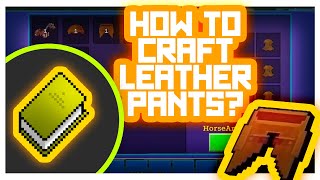 AdventureCraft #GameTutorials - How to Craft Leather Pants? (Armor crafting) screenshot 5