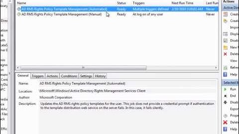Configuring the Active Directory RMS Client