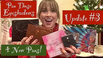 Pan Those Eyeshadows | Update #3 | December 2020