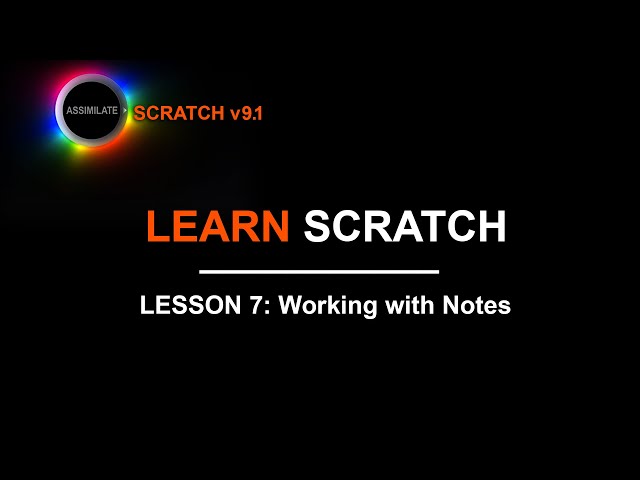 Learn Scratch - Lesson 7 - Working with Notes - YouTube