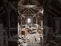 Creepy Attic Into a Secret Cozy Hideout #beforeafter #realestate #architecture #attic