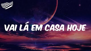 Video thumbnail of "George Henrique & Rodrigo - Vai Lá Em Casa Hoje (Letra)"