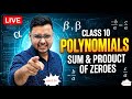 CBSE | 10th | Maths |POLYNOMIALS | Live  | by Anas Sir