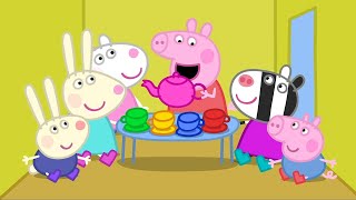 Peppa And George Build Treehouses! | Kids TV And Stories