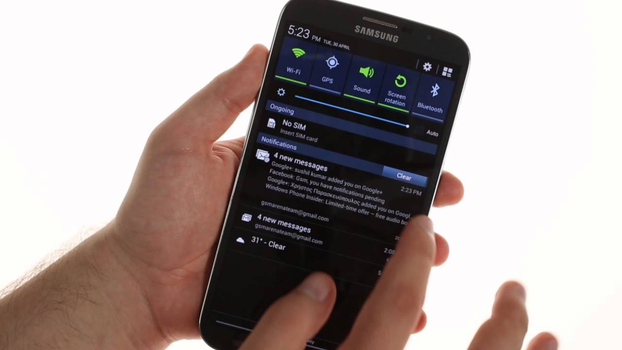 Samsung Galaxy Mega 6.3 hands-on - YouTube