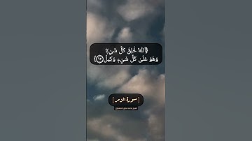 سورة الزمر الآية ٦٠ الى ٦٣ بصوت الشيخ محمد صديق المنشاوي