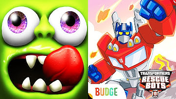 Zombie Tsunami: Dragon Event + Transformers Rescue Bots: Disaster Dash | Eftsei Gaming