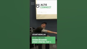 ALTIS Connect Preview: Upright Sprinting Session Breakdown