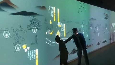 Projection mapping on wall mapping interactive use laser touch technology 60fps camera