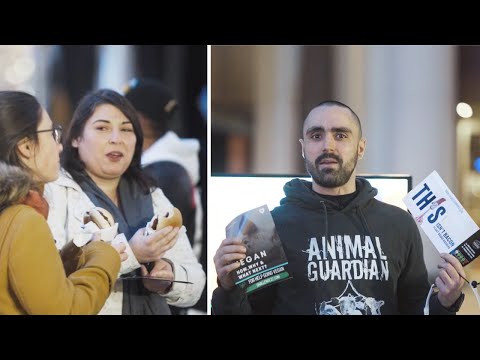 I gave out VEGAN BACON to Londoners THIS is how it went…