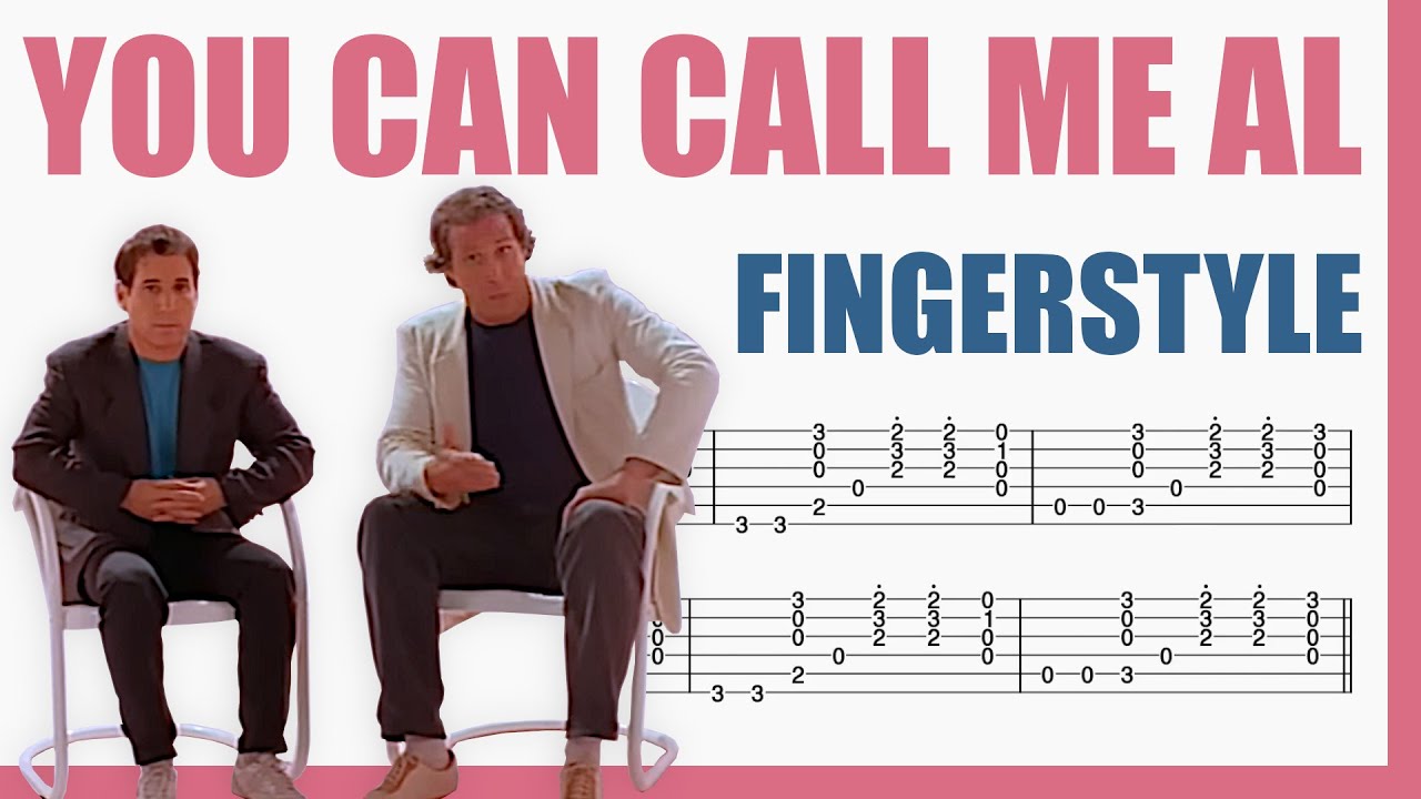 You Can Call Me Al - Paul Simon | TAB Fingerstyle for Guitar - YouTube