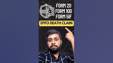 Epf death claim process online forms | form 5if 20 10d explained in epfo | what is form 10d, 20, 5if