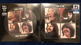 The Beatles Let It Be Special Edition Picture Disc & Walmart Exclusive Vinyl Photo Bundle