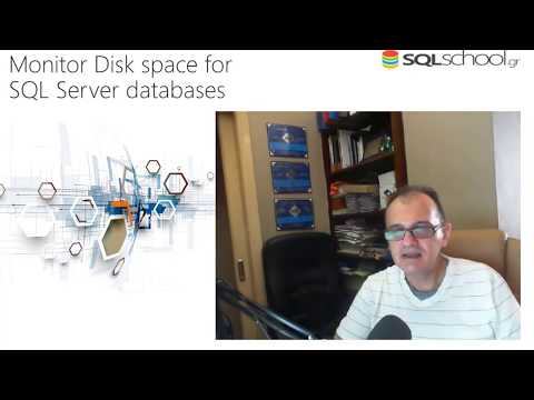Monitor Disk Space for SQL Server databases