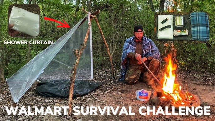 Solo Overnight Doing a Budget Dollar General Survival Challenge