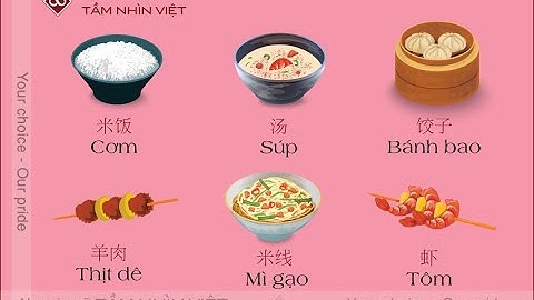 Tổng hợp Từ Vựng | Mẫu Câu Giao Tiếp Tiếng Trung NHÀ HÀNG ĐƠN GIẢN