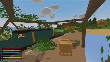 Unturned Map Speed Build #1: Abandoned Military Train