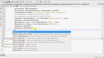Tut 011 - GUI in Java JCheckBox and JRadioButton