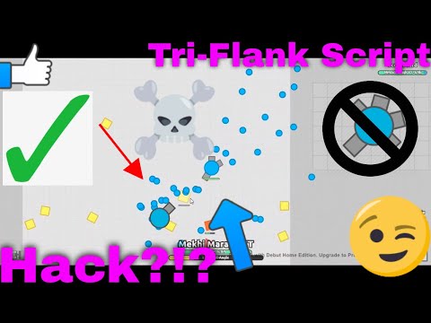 Como usar Tri-Flank Script! | HACK?!? | Diep.io 2020 |