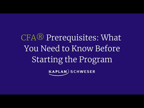 CFA Prerequisites: What You Need to Know Before Starting the Program