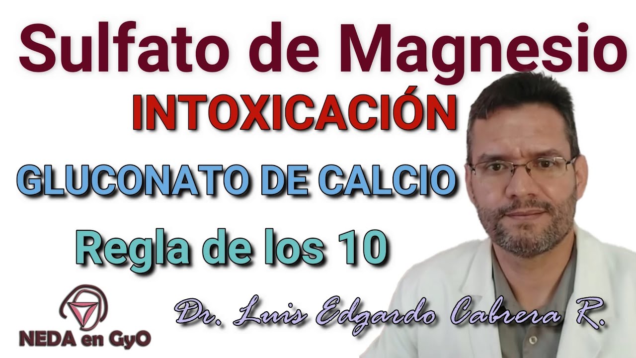 Antidoto De Intoxicacion Por Sulfato De Magnesio www.youtube.com