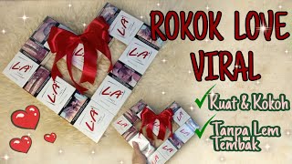 TUTORIAL ROKOK BENTUK LOVE VIRAL || IDE KADO UNTUK COWOK || CIGARETTE GIFT IDEAS