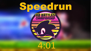 Sonic speed simulator RB BATTLES speedrun 4:01