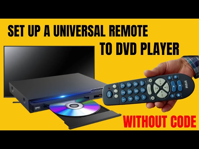 How to program a universal remote to Blu-Ray players & other devices without code - YouTube