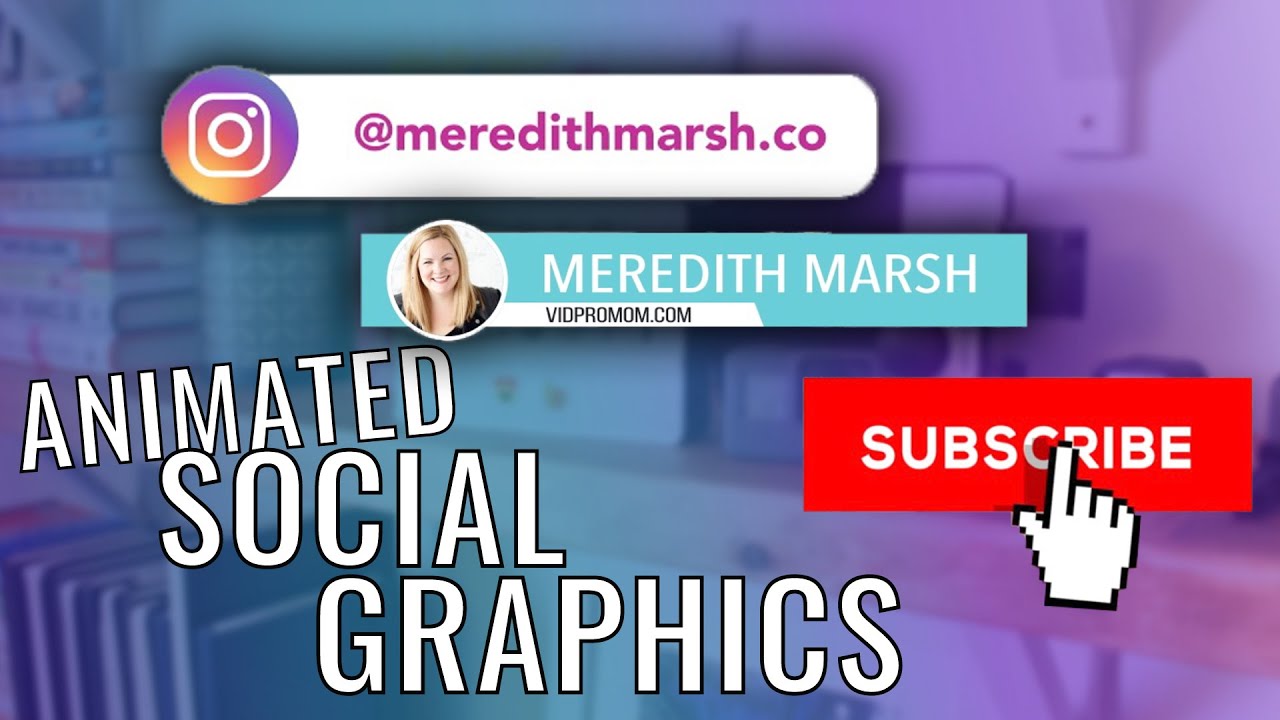 Social Media Animations for YouTube - Custom Social Media Lower Thirds ...