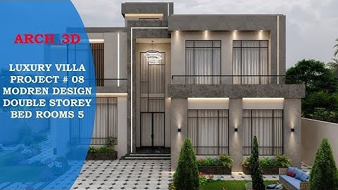 Lumion Walkthrough | Modern Villa Design | Lumion Render | Revit Architectural Modelling