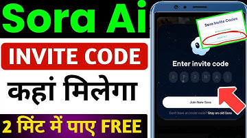 Sora Ai Invite Code | Sora Invite Code | Sora 2 Invite Code | Sora Enter Invite Code