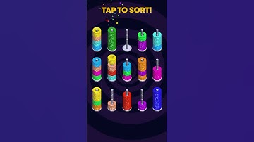 Slinky Sort - Puzzle | Gameplay #games  #ios  #gaming  #androidgames #gameplay